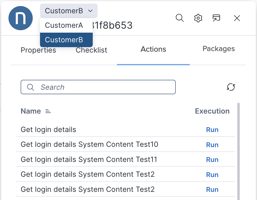 Changing Nexthing Instances in Amplify.