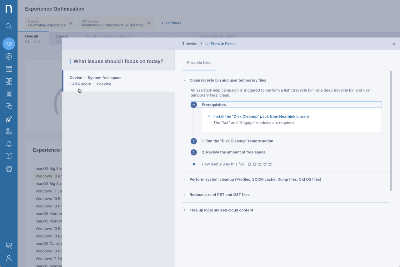 Addressing issues by priority