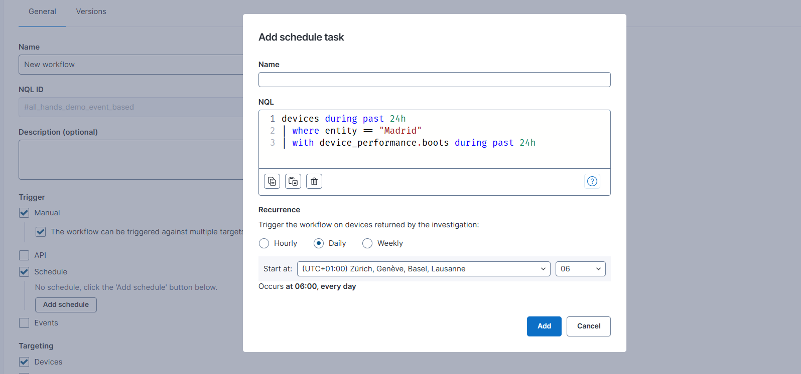 Managing tags in bulks.