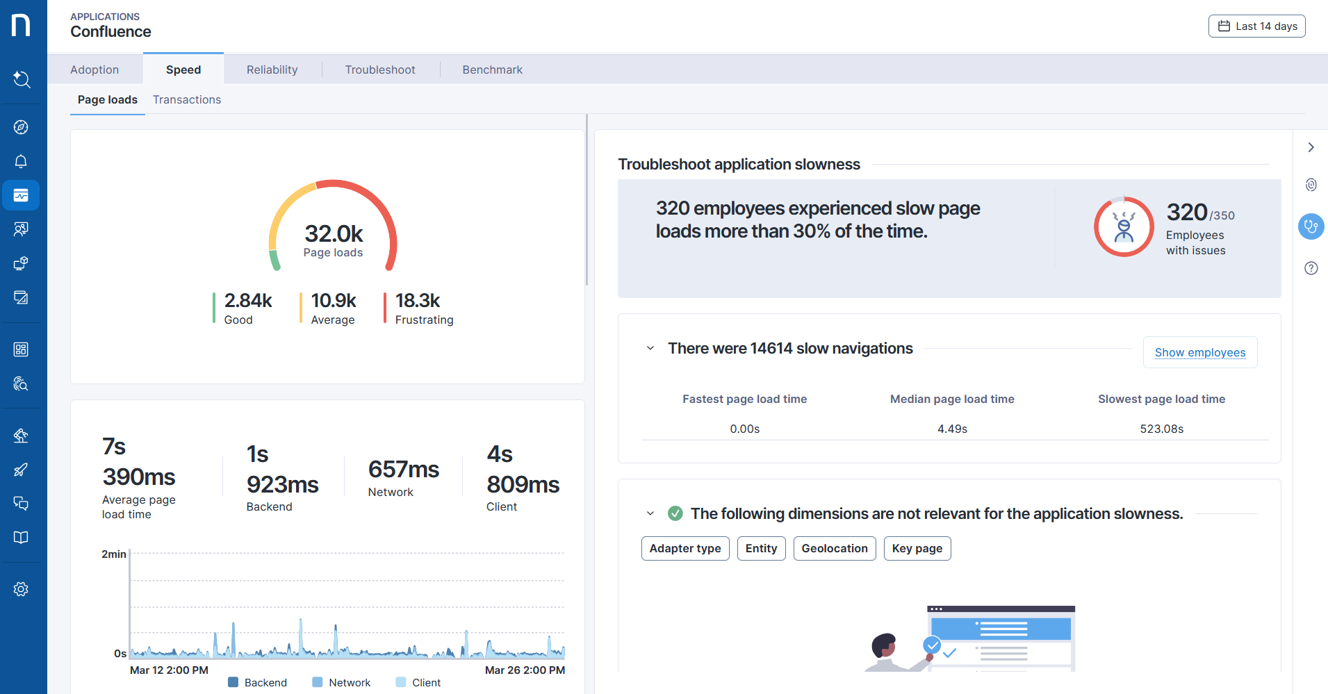 Embedded Diagnostics for troubleshooting in Application Experience