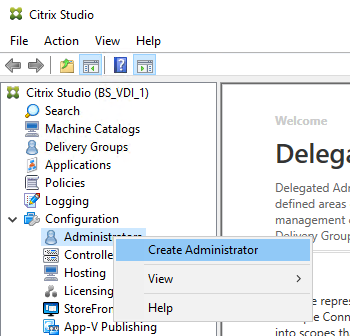 Create Administrator