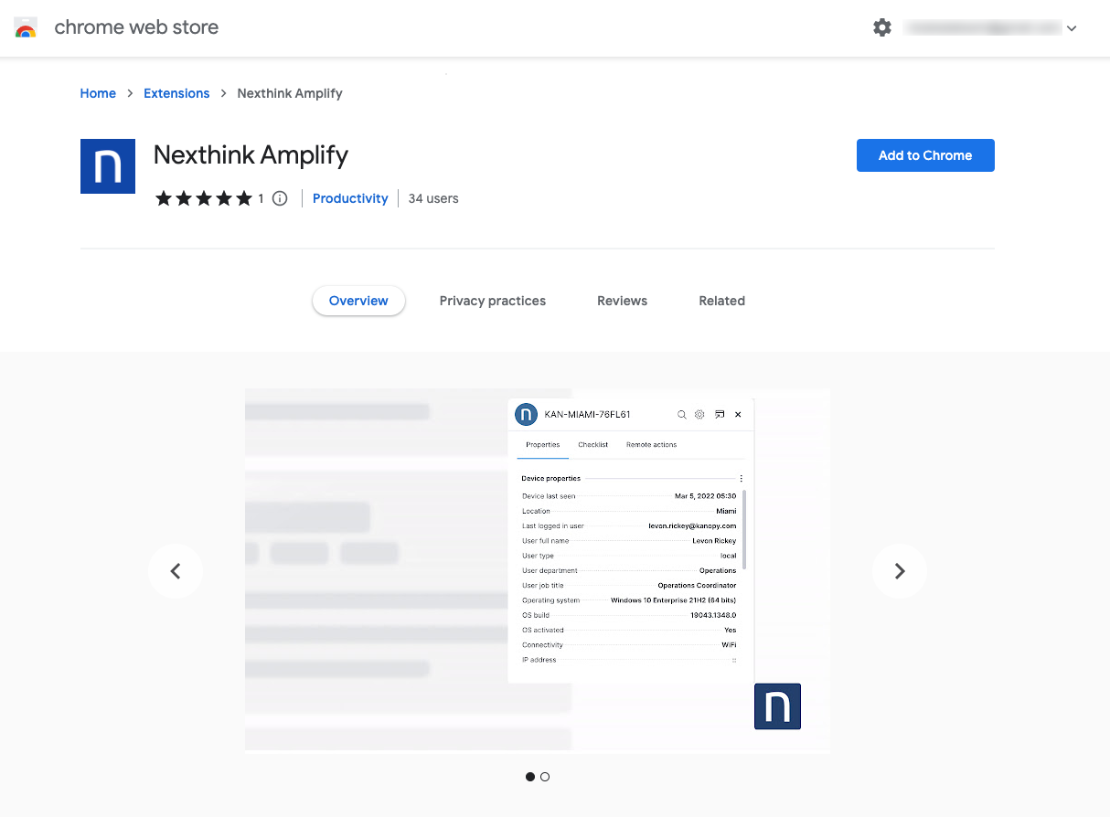 Amplify browser extension