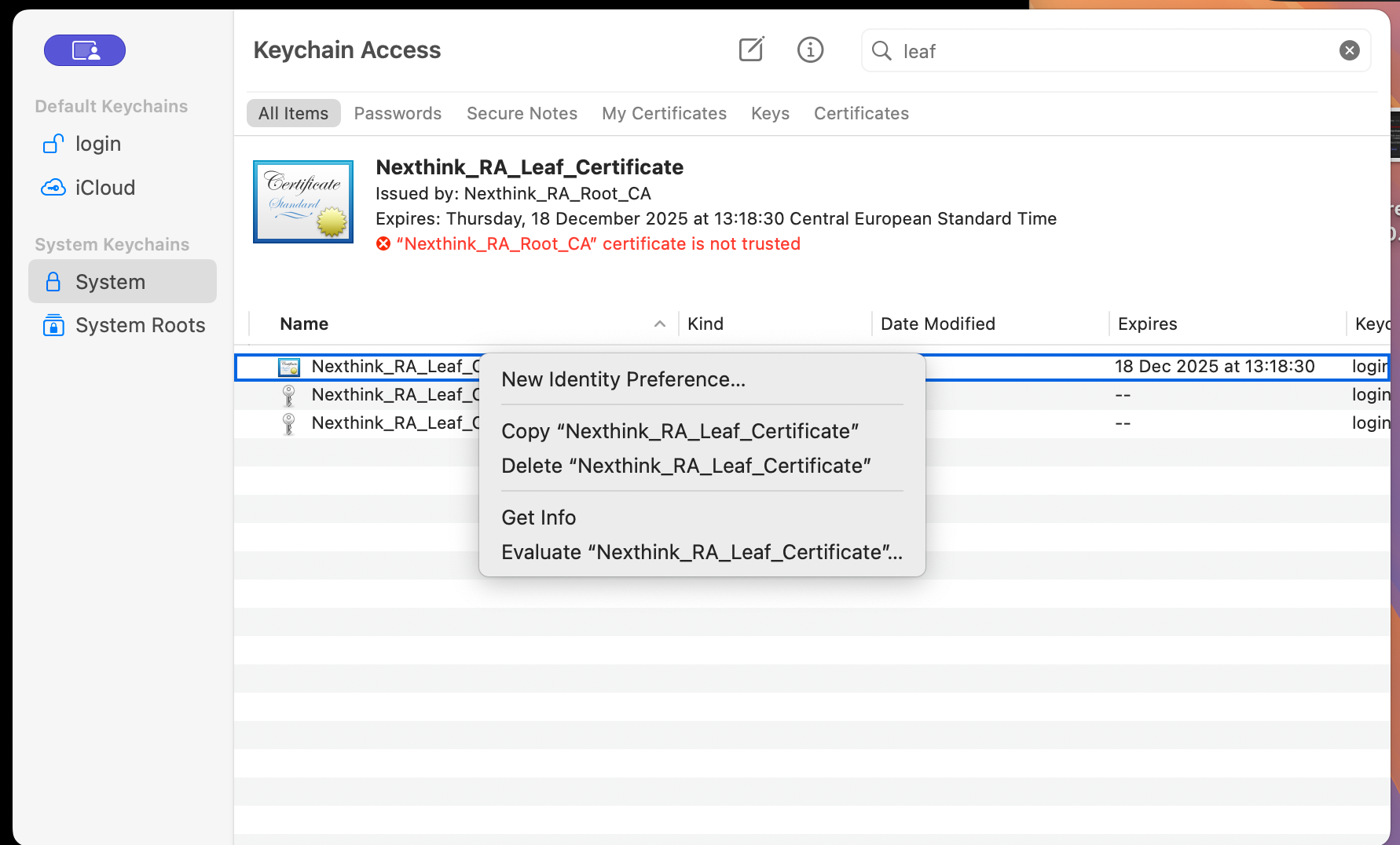 Example of stability findings for binaries (crashes or freezes).
