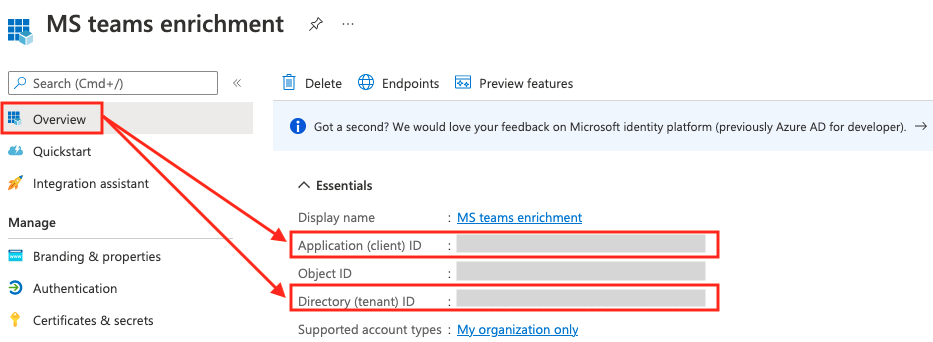 MS Teams enrichment
